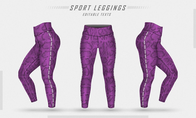 Leggings Hosen Training Mode Illustration mit Schimmel