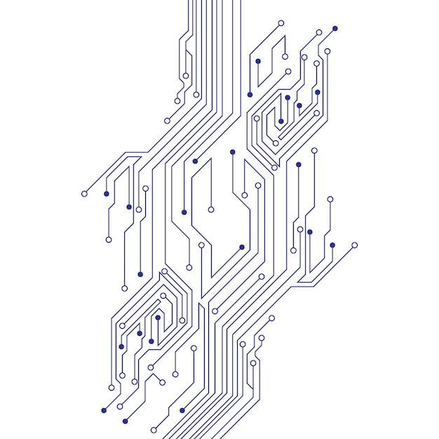 Leiterplatte, Hintergrund, Vektor, Illustration