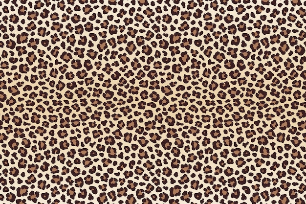 Leopard Flecken Fellimitation horizontale Textur Vektor-Illustration