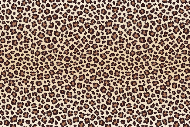 Leopard flecken fellimitation horizontale textur vektor-illustration