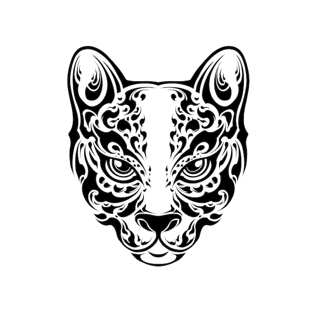 Leopard-silhouette-kunst-vektor-asset