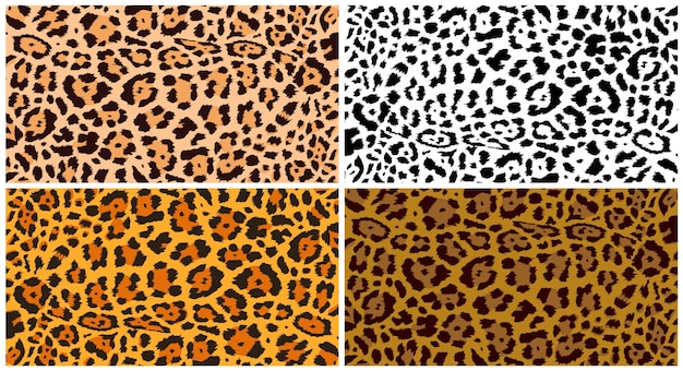 Leopardenmuster, Textil oder Tapete