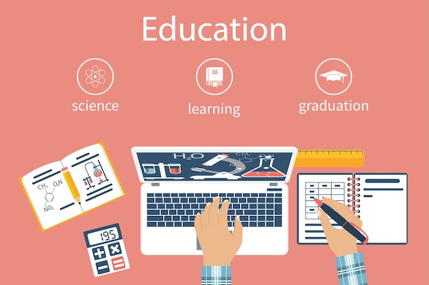 Lernwissenschaften Konzept Fernunterricht E-Learning