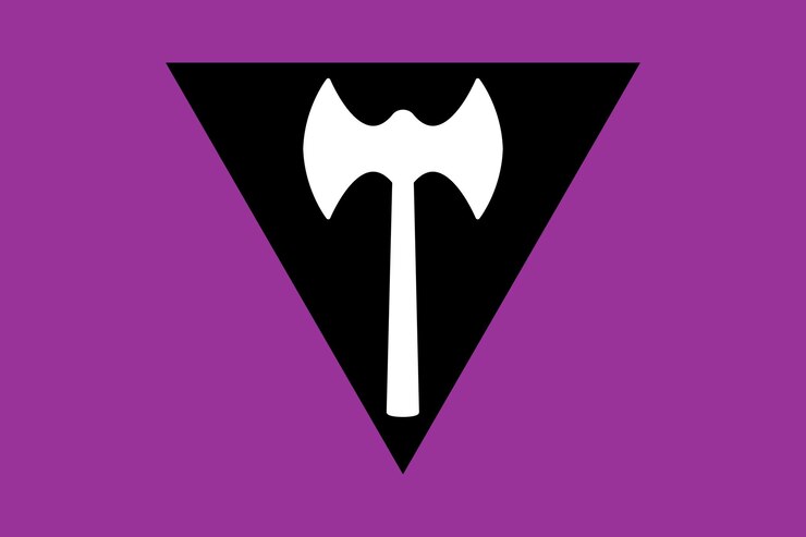 Vektor lesben-pride-flagge