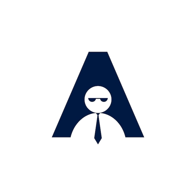 Vektor letter a-agent-logo-design