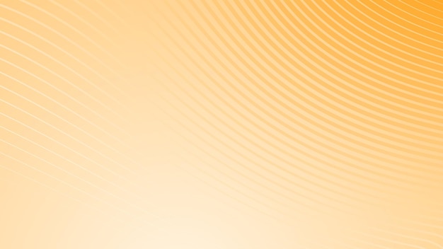 Leuchtend orangefarbener Gradient mit Streifenlinie abstrakter Hintergrund