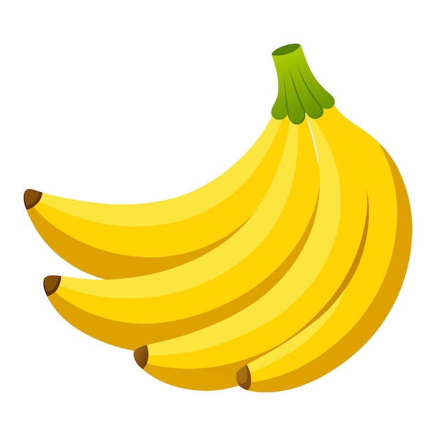 Leuchtende Bündel von Bananen Vektor-Illustration