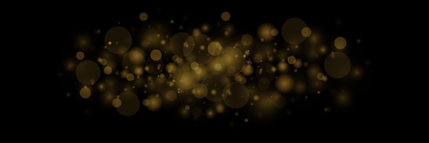 Leuchtende Lichter Hintergrund verfocust abstraktes Blau und Schwarz