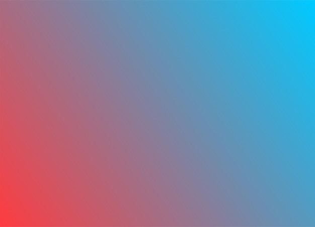 Leuchtendrot und Cyan