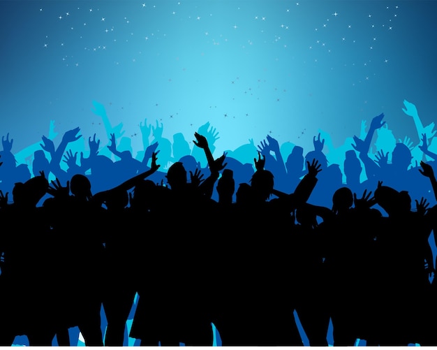 Leute, die DJ-Party genießen