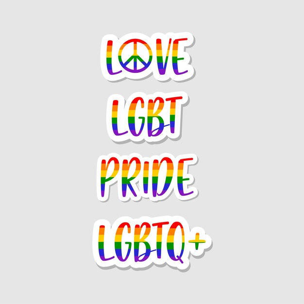 Lgbt pride month im juni posterkartenbanner und hintergrundvektorillustration