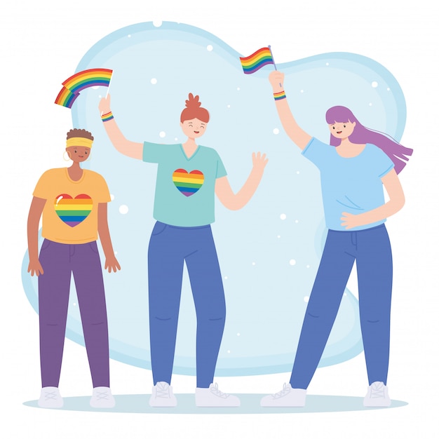 Vektor lgbtq community illustration