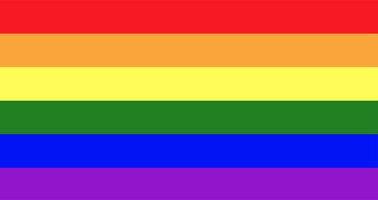 Lgbtq-flagge für die rechte von stolz und sexualität
