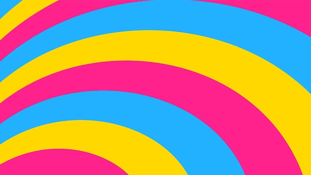 LGBTQ Pansexual Flagge Abstract Farbiger Hintergrund