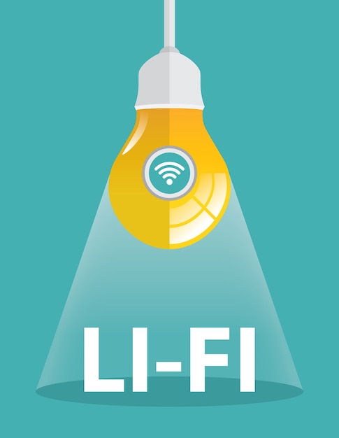 Vektor li-fi abbildung