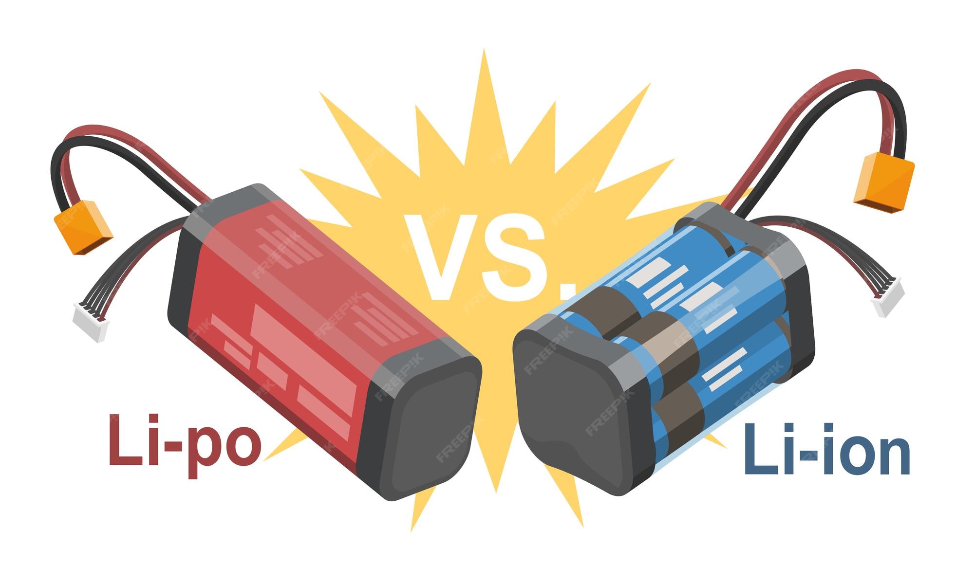 Li Po vs LiIonenAkku LithiumPolymer und LithiumIonenFpvDrohne und Auto und BootHobbyRc