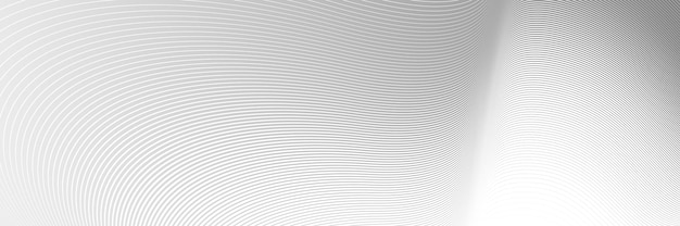 Lichte graue Linien in 3D-Perspektive Vektor abstrakter Hintergrund dynamischer linear minimaler Design Welle gelogen Muster in Dimension und Bewegung