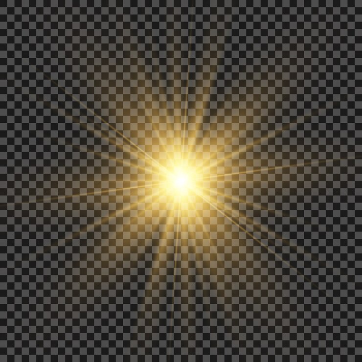 Lichteffekt Spezialeffekt. Illustration