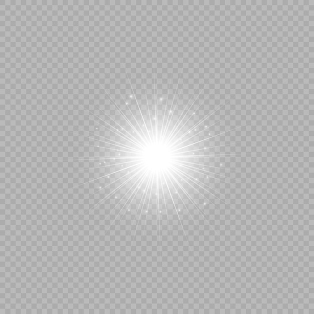 Lichteffekt von lens flares