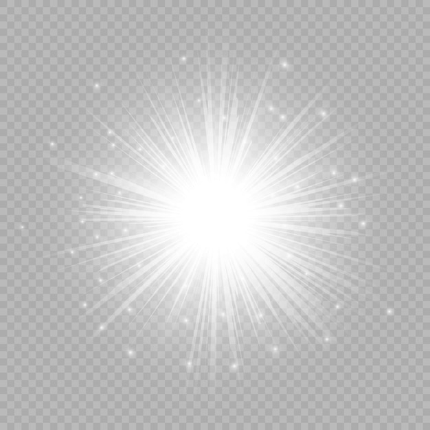 Lichteffekt von lens flares
