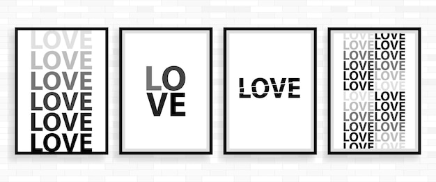 Liebe happy valentines day poster-karte, schriftart-vektor-illustration.