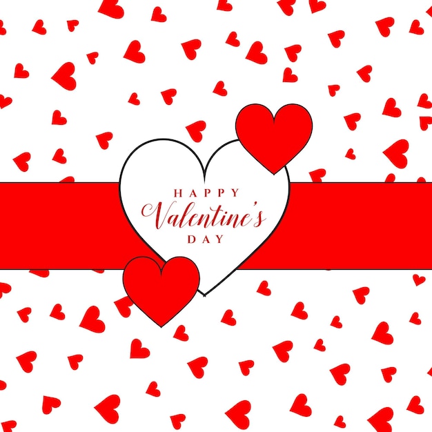 Vektor liebe hintergrund happy valentinstag