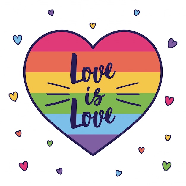 Liebe ist liebe und lgtbi herz