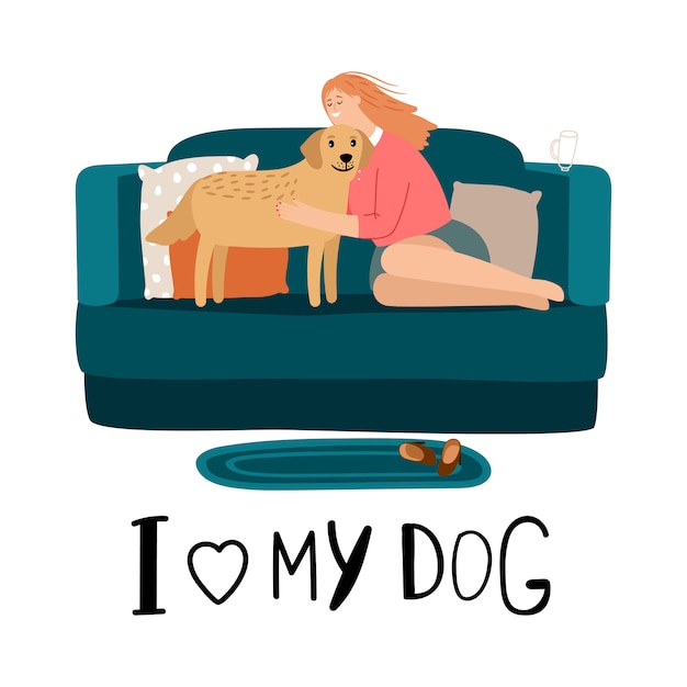 Liebe meine Hundekarte