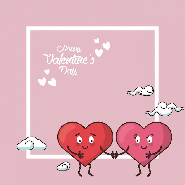 Liebe valentines cartoon