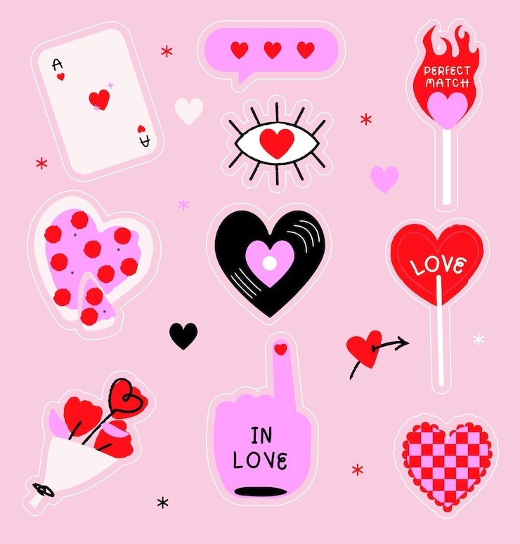 Liebes-Sticker-Pack