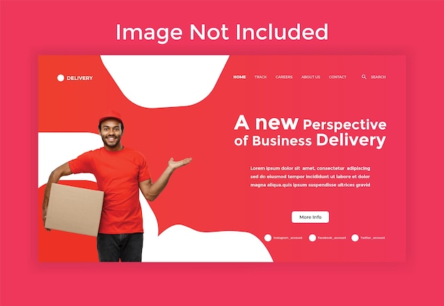 Lieferservice-Banner-Template-Design