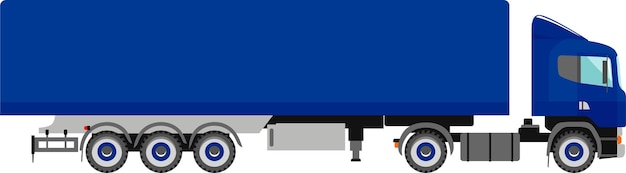 Lieferwagen-Symbol in flacher Vektor-Illustration