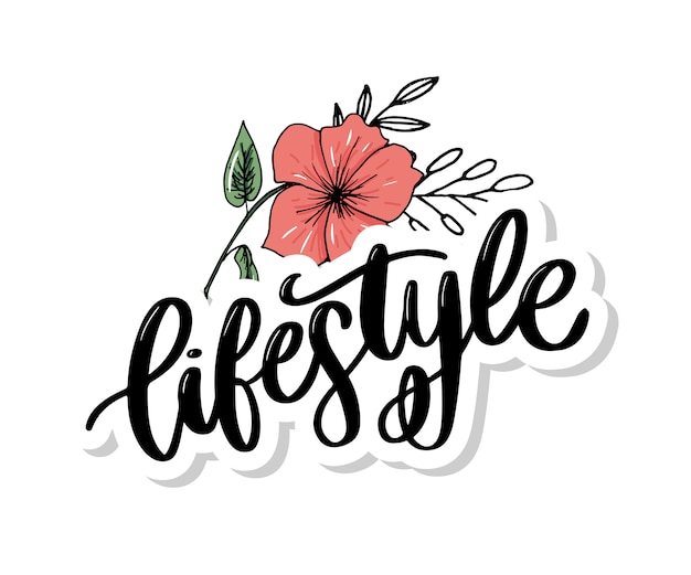 Lifestyle-schriftzug