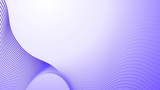 Lila abstrakter Hintergrund mit Kurvenlinie-Gradient-Vektorbild für Hintergrund oder Präsentation