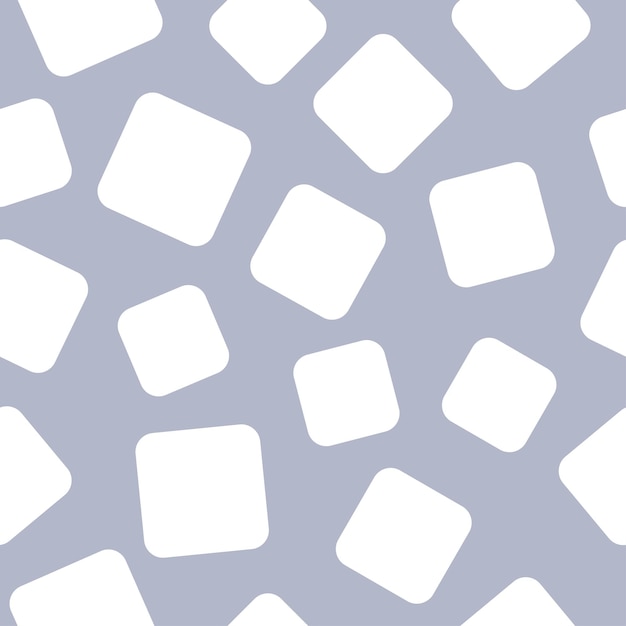 Lila nahtloses muster mit weißen abgerundeten quadraten