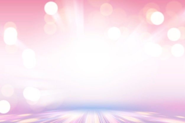 Lila rosa bokeh Hintergrund, glühender und schimmernder Tapetendesign in der 3D-Illustration