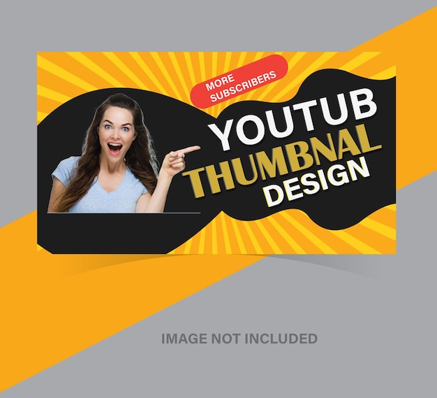 Lila Social-Media-Webbanner und YouTube-Thumbnail-Vorlage
