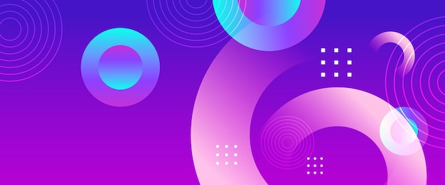 Lila violett und blau Vektor abstrakte Gradient geometrische Formen Banner Für Cover Design Buch Design Poster CD Cover Flyer Website Hintergründe oder Werbung