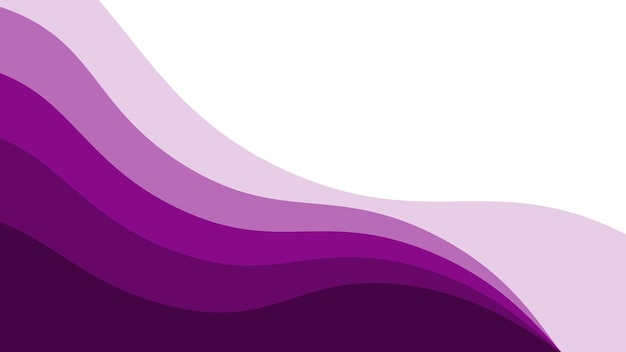 Vektor lila wellenelement-vektorbild für hintergrund oder präsentation