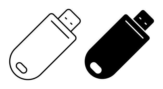 Linear-Symbol USB-Flash-Laufwerk USB-Speicherkarte Speicherung von Informationen auf abnehmbaren Medien Einfach