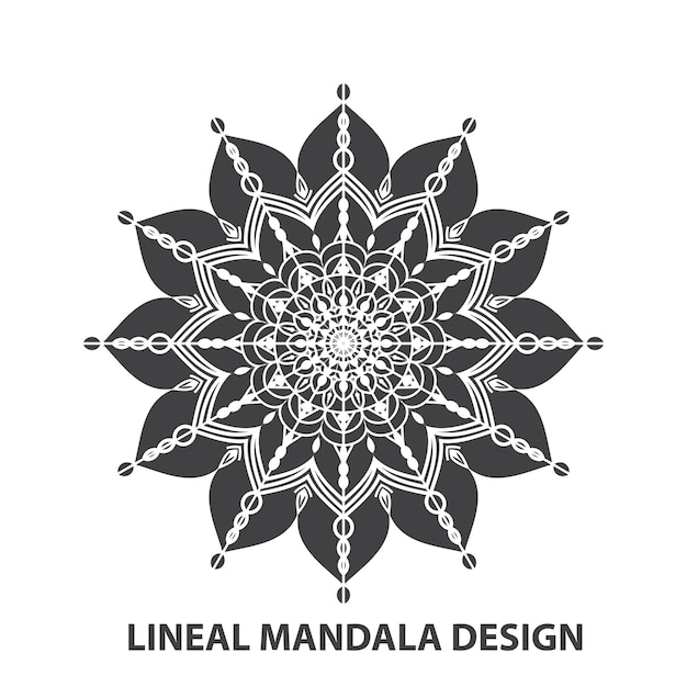 Lineares Mandala-Design