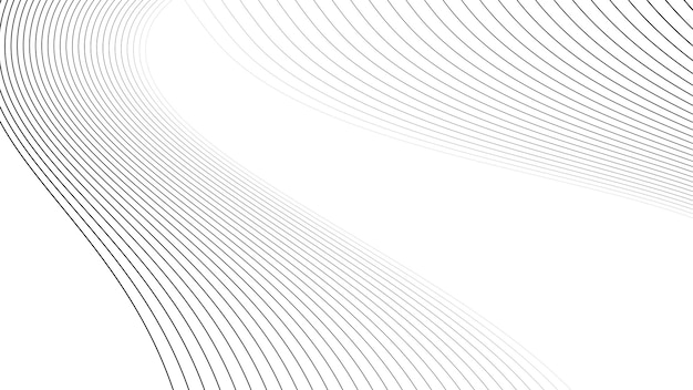 Linie Welle abstrakte Streifen Design Tapeten Hintergrund Vektorbild für Hintergrund oder Präsentation