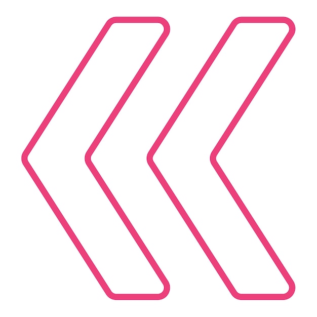 Linke Chevron-Ikone