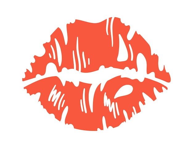Lippenstift Kussdruck