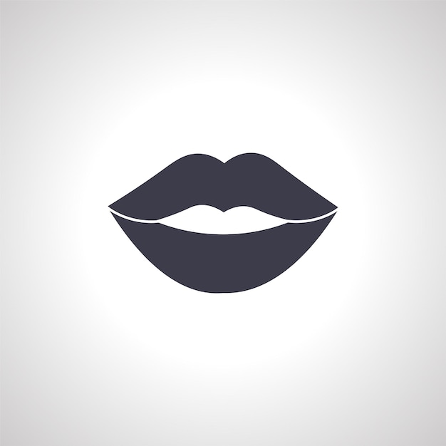 Lippensymbol sinnliche lippen ikonen kuss ikonen