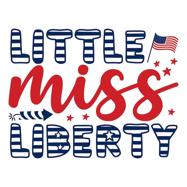 Little Miss Freiheit SVG