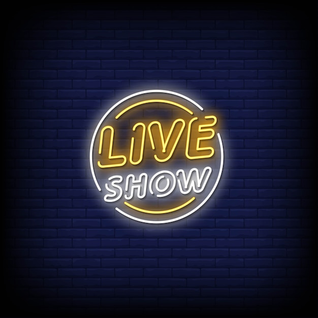 Live show leuchtreklamen