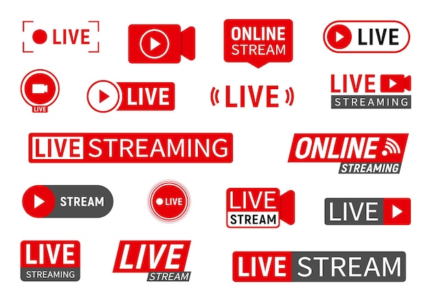 Live-Stream eines Online-Webinars oder einer TV-Nachrichtensendung