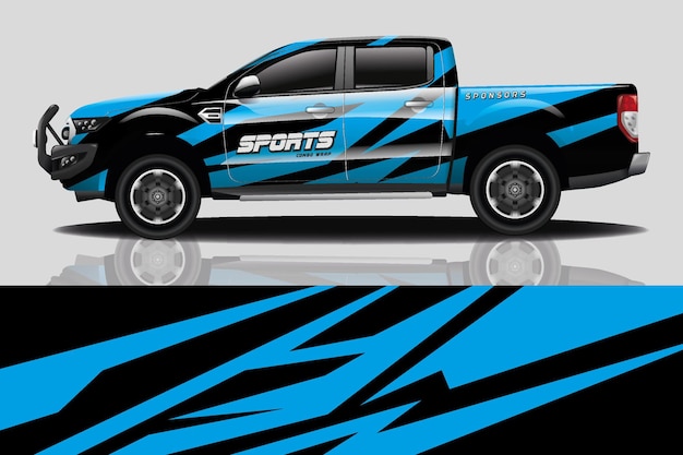 Lkw auto aufkleber wrap design