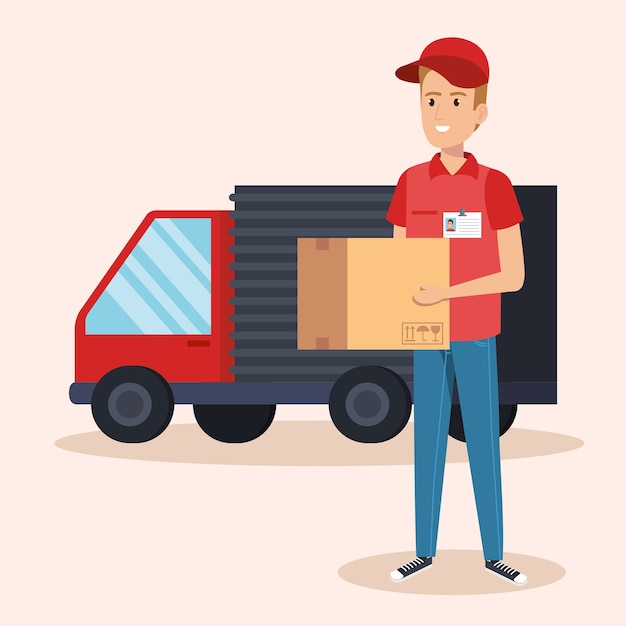 LKW-Lieferservice-Symbol
